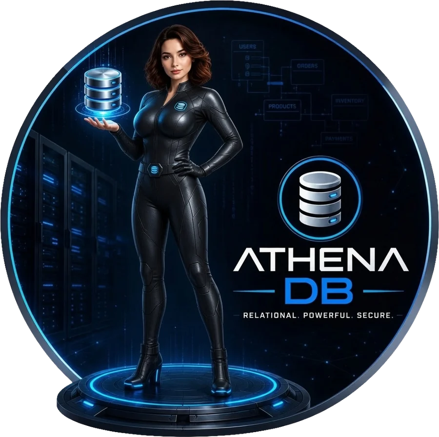 AthenaDB — relational, powerful, secure.